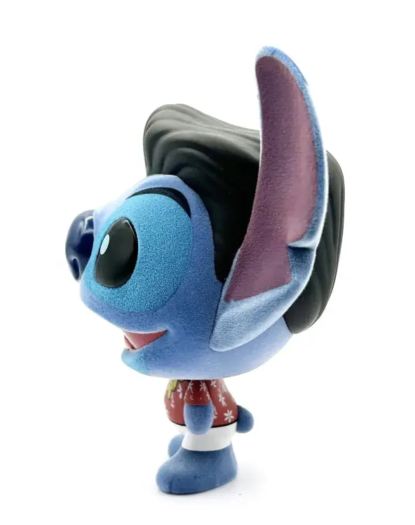STITCH - Elvis Blue Hawaiian - Bhunny Flokowana Figurka Winylowa - 10cm