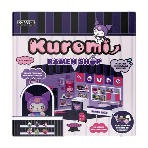 HELLO KITTY - Naklejka Kuromi 6cm Dom Restauracja Ramen