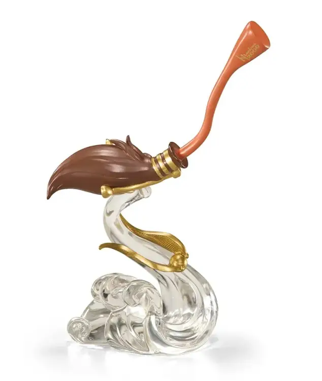 HARRY POTTER - Nimbus 2000 i Złoty Czarodziej - Statuetka Rekwizyty 14 cm