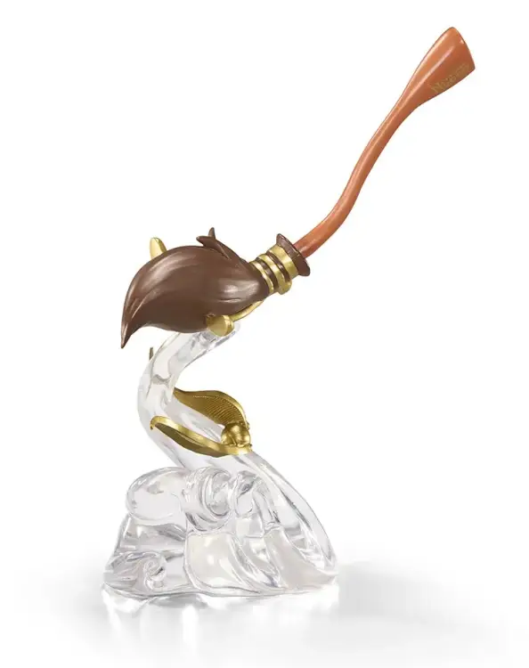 HARRY POTTER - Nimbus 2000 i Złoty Czarodziej - Statuetka Rekwizyty 14 cm