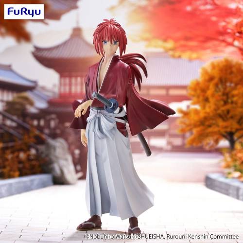 RUROUNI KENSHIN - Kenshin Himura - Statuetka Trio-Try-It 19cm