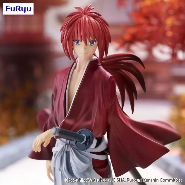 RUROUNI KENSHIN - Kenshin Himura - Statuetka Trio-Try-It 19cm