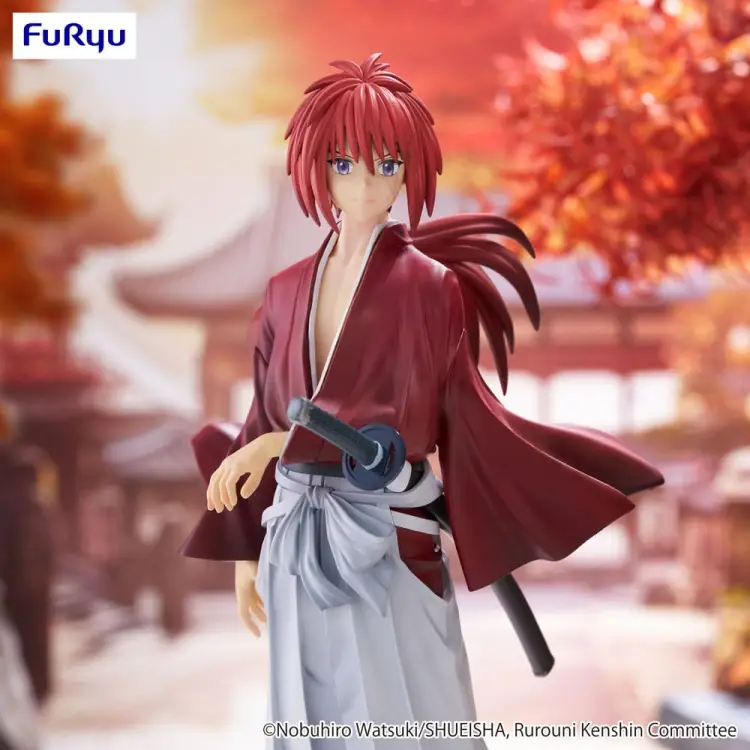 RUROUNI KENSHIN - Kenshin Himura - Statuetka Trio-Try-It 19cm