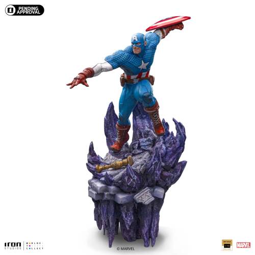 MARVEL - Kapitan Ameryka - Statua Art Scale Deluxe 1/10 34cm