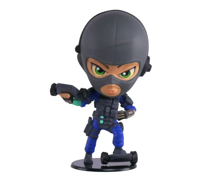 SIX COLLECTION Serie 3 - Figurka Twitch Chibi (Oficjalny produkt Ubisoft)