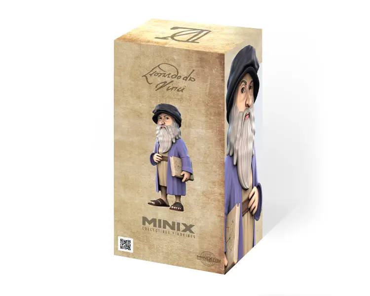 KATEGORIA SPECJALNA - Leonard De Vinci - Figurka Minix # 12cm