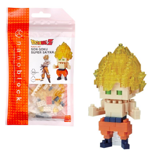 DRAGON BALL - Son Goku Super Saiyan - Figurka Nanoblock 10cm