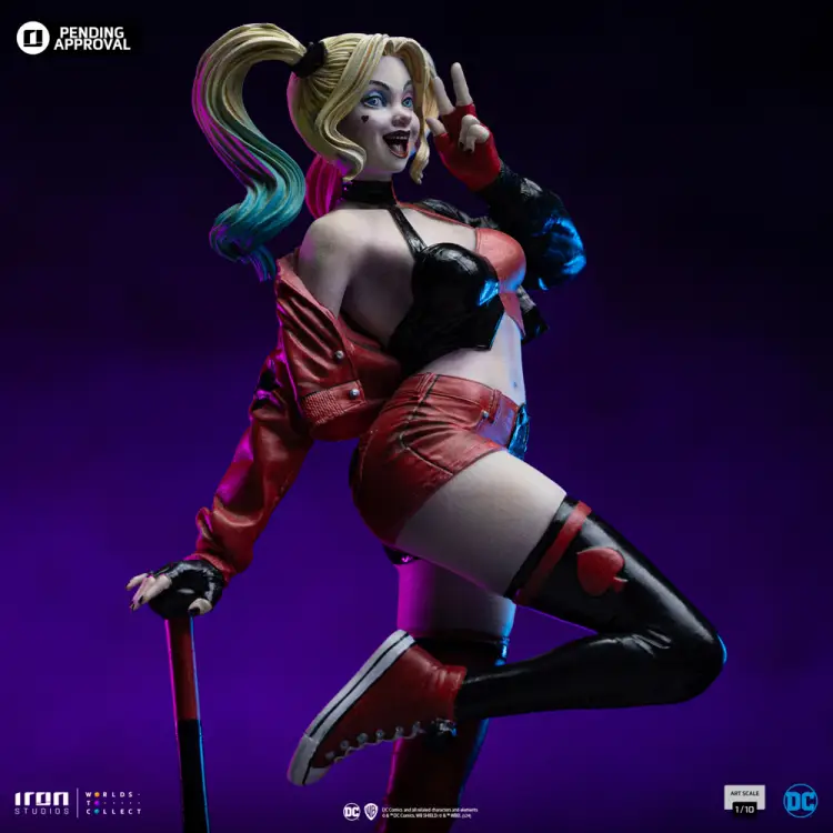 DC COMICS - Harley Quinn - Statua artystyczna w skali 1/10 22 cm
