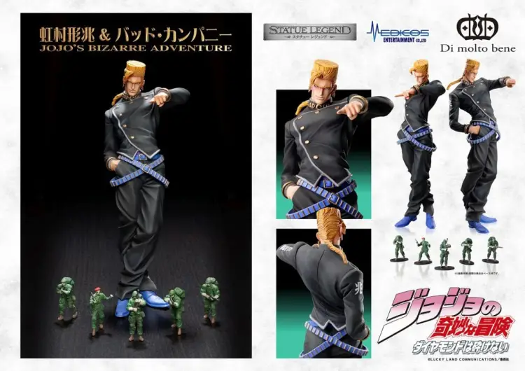 JOJO Part 4 - Keicho & Bad Company - Figurka legenda 15 cm