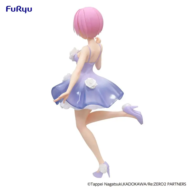 RE ZERO - Ram "Flower Dress" - Statuetka Trio-Try-iT 21cm
