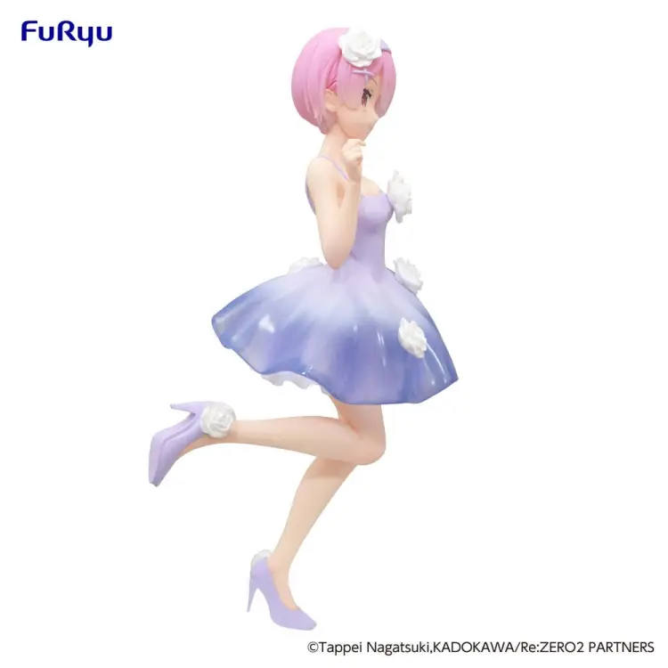 RE ZERO - Ram "Flower Dress" - Statuetka Trio-Try-iT 21cm