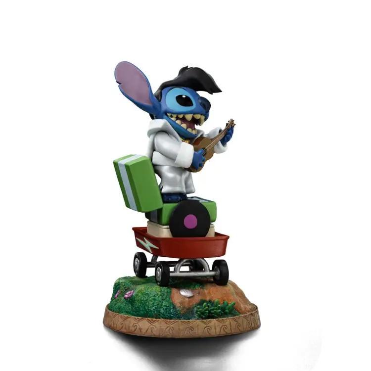 DISNEY - Stitch King Of Rock - Statuetka Art Scale 1/10 Deluxe 17cm