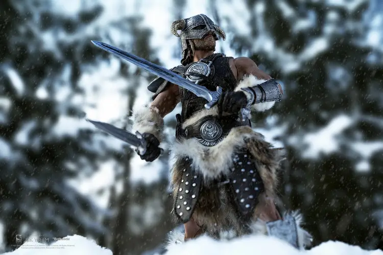 SKYRIM - Dragonborn standard - figurka akcji "22x9x35cm
