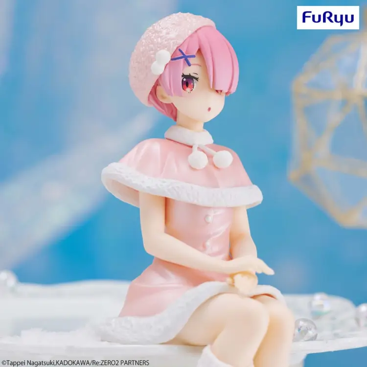 RE ZERO - Baran "Śnieg" - Statuetka korek do makaronu 14cm