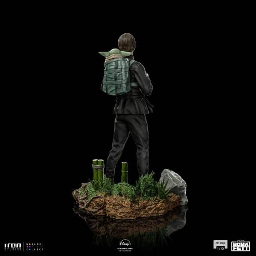 KSIĘGA BOBA FETT - Luke & Grogu - Figurka 1/10 w skali artystycznej 20 cm