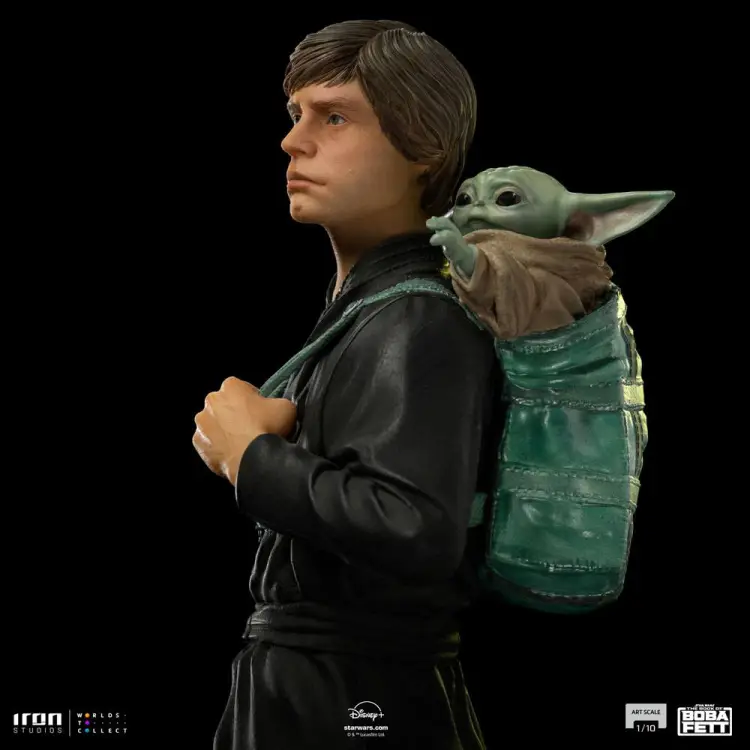 KSIĘGA BOBA FETT - Luke & Grogu - Figurka 1/10 w skali artystycznej 20 cm