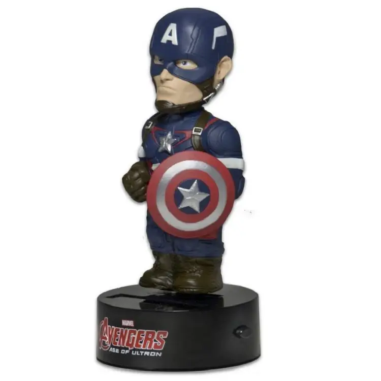 AVENGERS - Body Knocker - Cap. America zasilany energią słoneczną - 16 cm