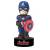 AVENGERS - Body Knocker - Cap. America zasilany energią słoneczną - 16 cm
