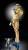 JOJO PART 3 - Joseph Joestar & Iggy - Figurka. Super Action Chozokado 15 cm