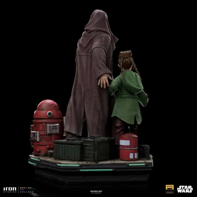 OBI-WAN KENOBI - Obi-Wan i młoda Leia - Statua z Art Scale 1/10 20cm