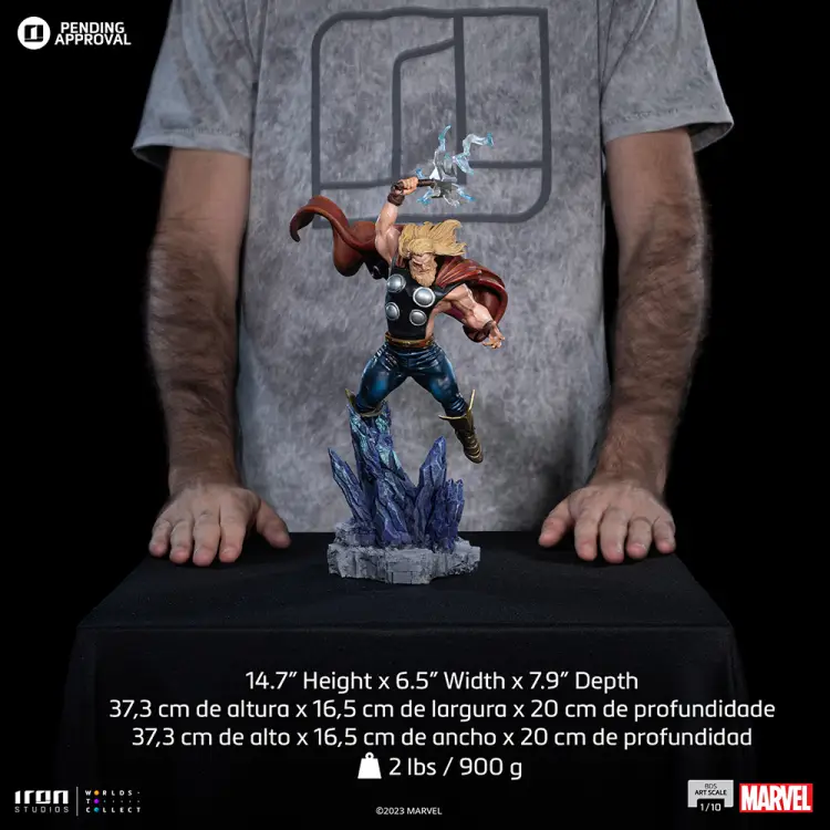 MARVEL - Thor "Rękawica nieskończoności" - Statua BDS Art Skala 1/10 37,7 cm