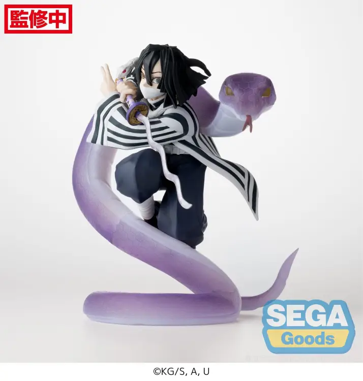 DEMON SLAYER - Obanai Iguro - Figurka Xross Link 14cm