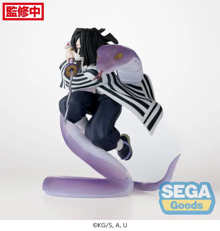 DEMON SLAYER - Obanai Iguro - Figurka Xross Link 14cm