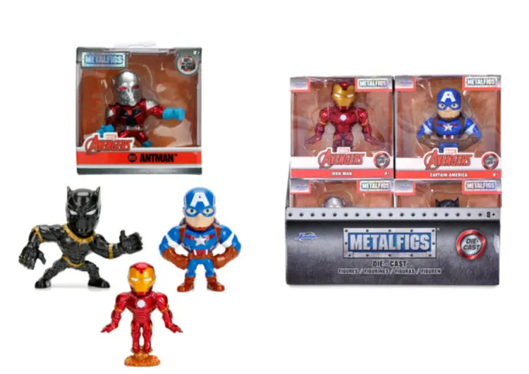AVENGERS - Zestaw figurek 2,5 cala - 4 modele - 12 szt.