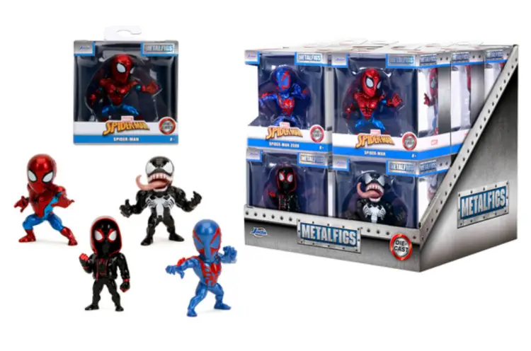 SPIDER-MAN - Zestaw figurek 2,5 cala - 4 modele - 12 sztuk - fala 2