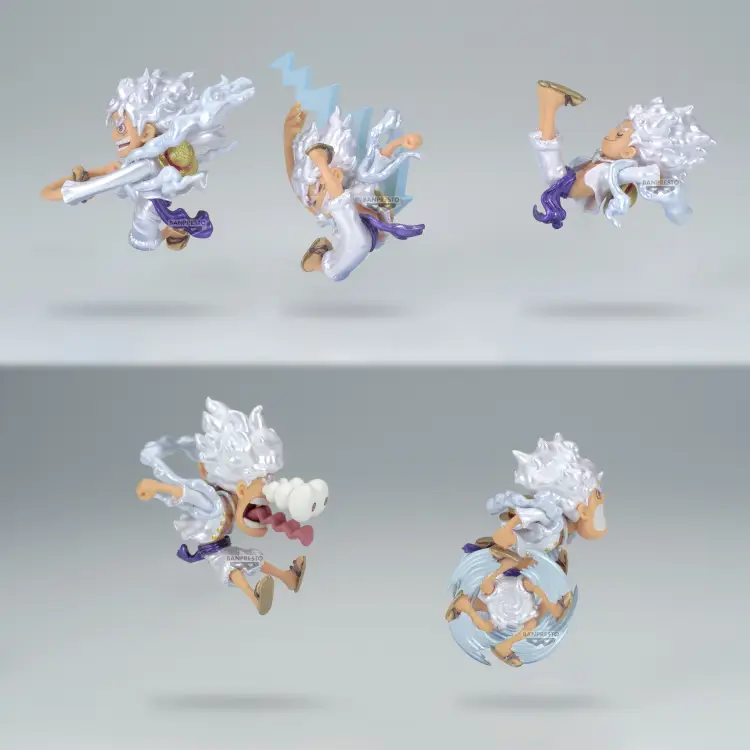 ONE PIECE - WCF Luffy Gear 5 Metallic - Assortiments 12 Figurka 7cm