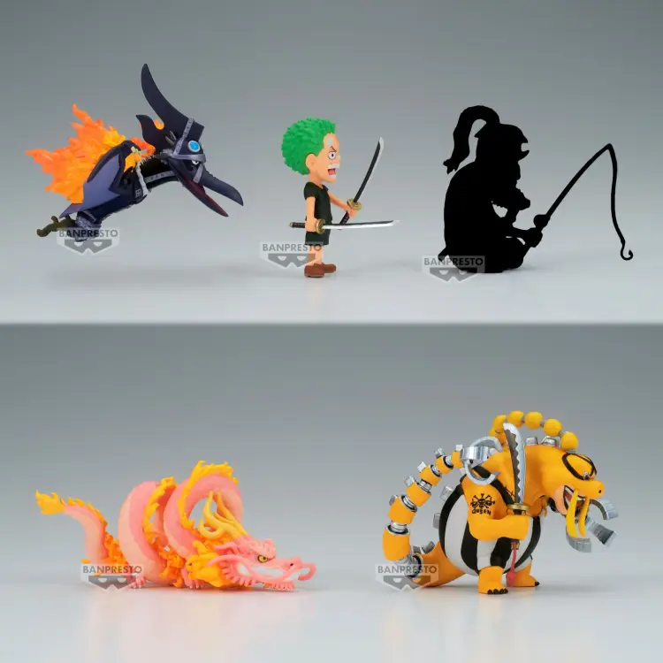 ONE PIECE - WCF Wanokuni Onigashima 10 - Asortyment 12 figurek 7 cm