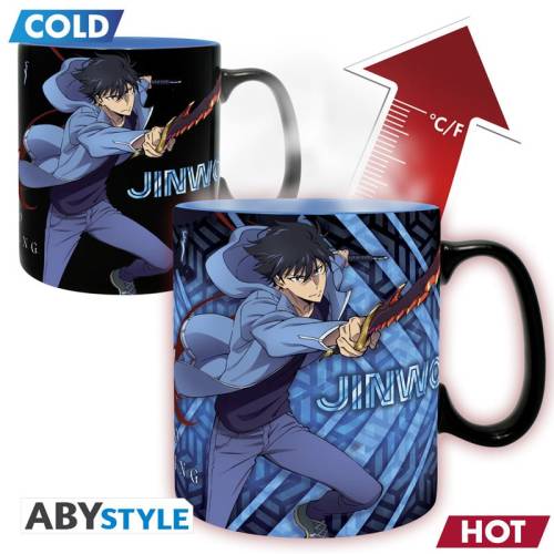 SOLO LEVELING - Jinwoo & Igris - Kubek termiczny 460ml