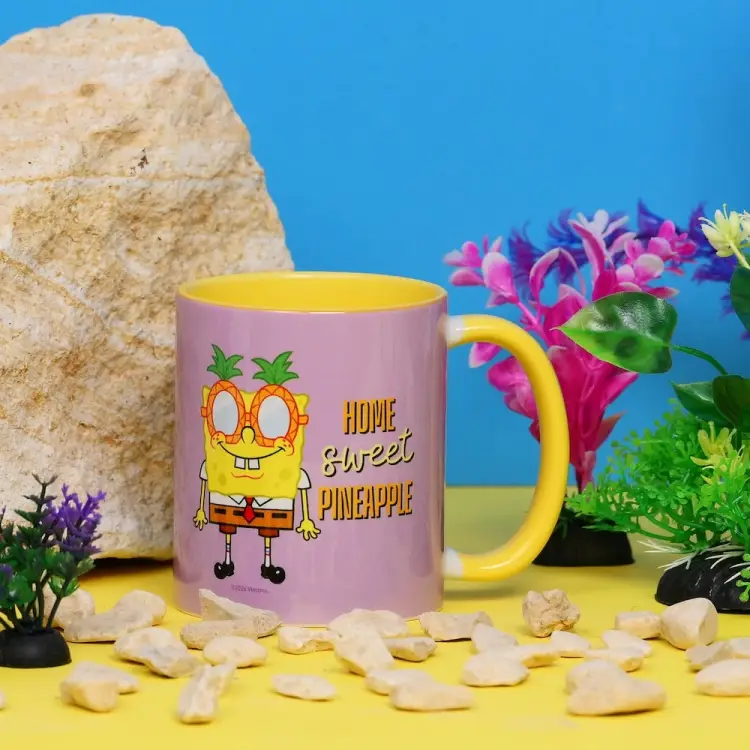 SPONGEBOB - Home Sweet Pineapple - Wewnętrzny kolorowy kubek - 11 uncji