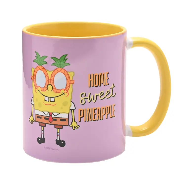 SPONGEBOB - Home Sweet Pineapple - Wewnętrzny kolorowy kubek - 11 uncji