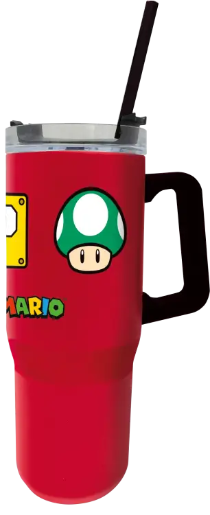SUPER MARIO - Kubek XXL Rambler - Rozmiar 39Oz