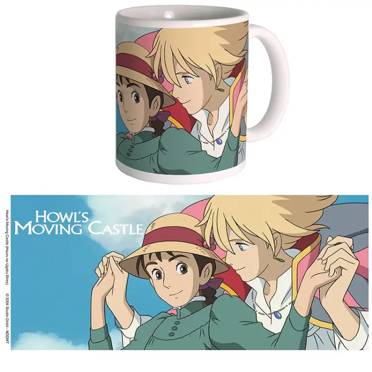 STUDIO GHIBLI - Ruchomy zamek Howla - Kubek 300ml