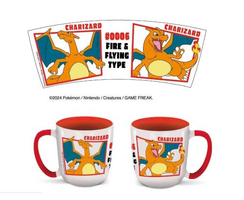 POKEMON - Charizard - Kubek Elite z kolorowym wnętrzem - 13Oz