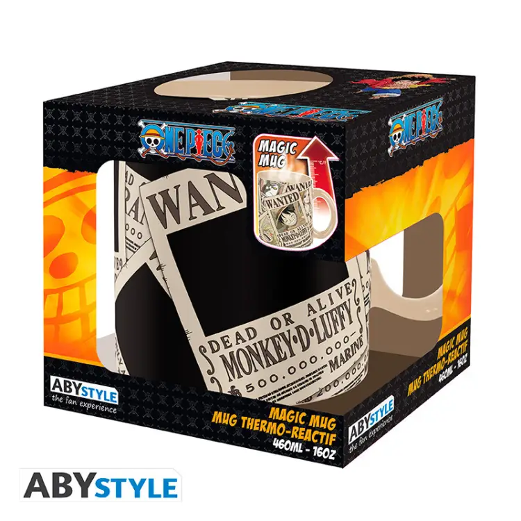 ONE PIECE - Wanted - Kubek termiczny 460ml