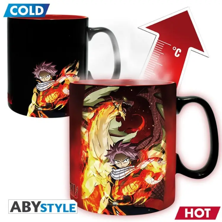 FAIRY TAIL - Natsu & Lucy - Kubek termiczny 460ml