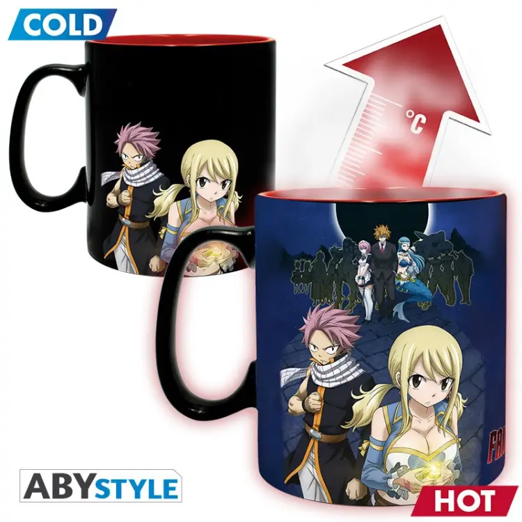 FAIRY TAIL - Natsu & Lucy - Kubek termiczny 460ml