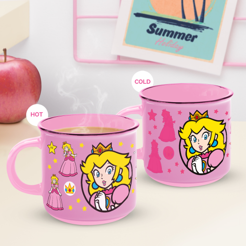 SUPER MARIO - Princess Peach - Kubek termiczny 11oz