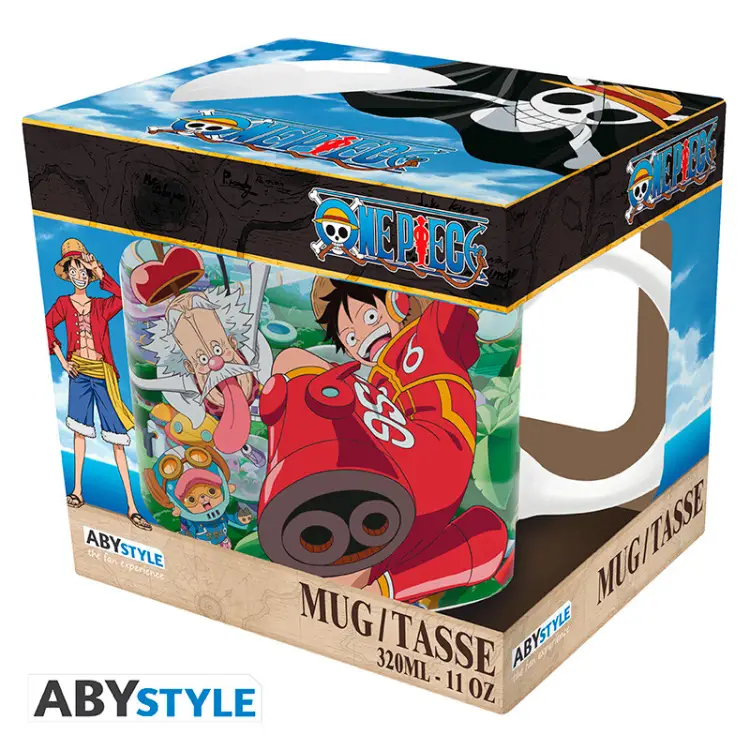 ONE PIECE - Kubek 320ml - Luffy & Vegapunk