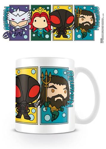 AQUAMAN - Kubek - 10 uncji - Kolorowe bloki postaci