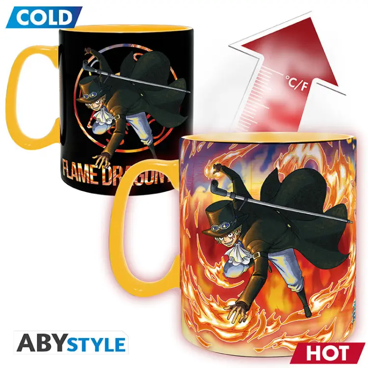 ONE PIECE - Luffy & Sabo - Kubek termiczny 460ml