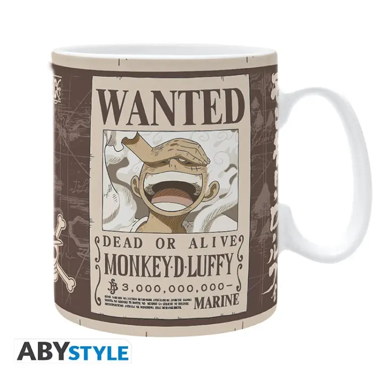 ONE PIECE - Luffy Wanted - Kubek 460ml