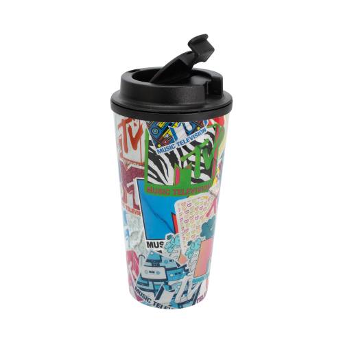 MTV - Izotermiczny kubek podróżny - 450 ml