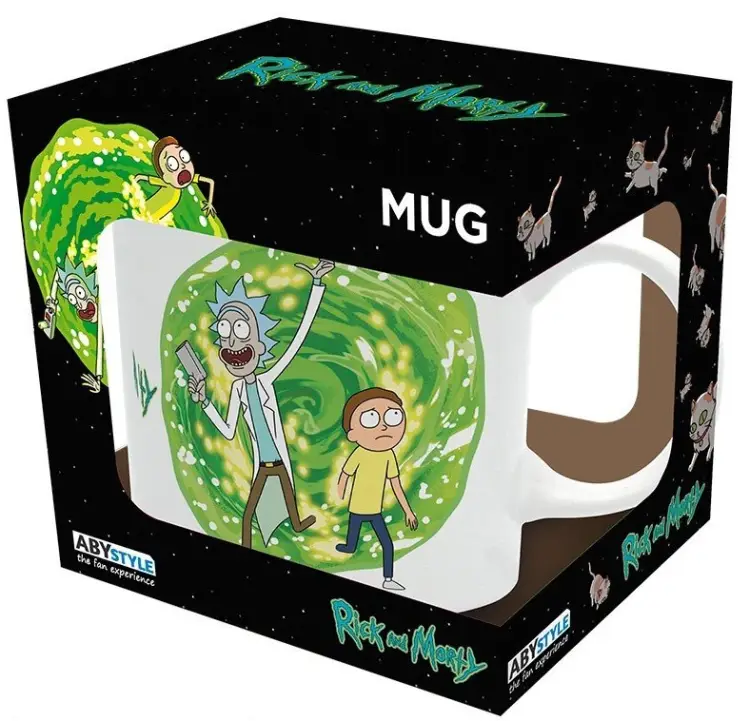 RICK & MORTY - Kubek 320 ml - Portal - Subli