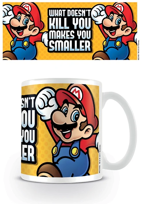 NINTENDO - Kubek - 300 ml - Super Mario czyni cię mniejszym