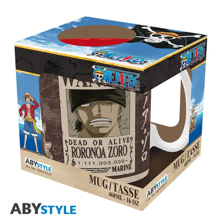 ONE PIECE - Zoro Wanted - Kubek 460ml