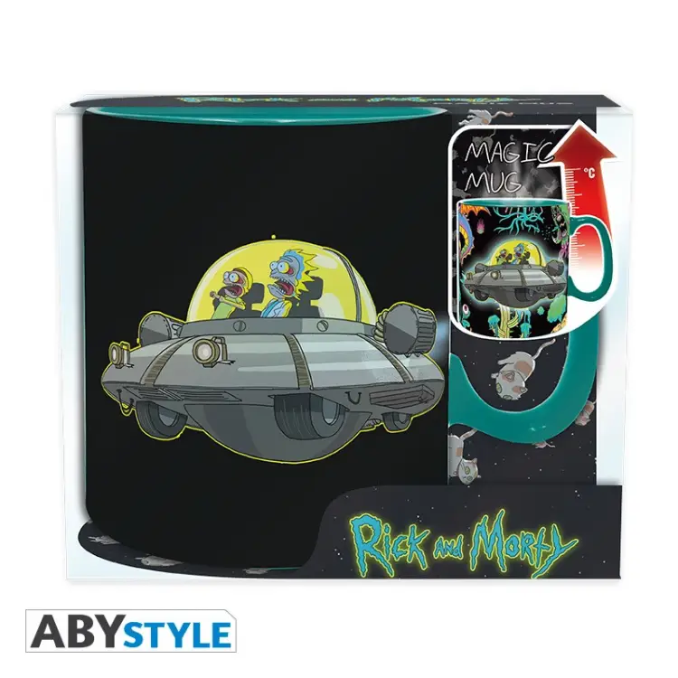 RICK & MORTY - Kubek termiczny 460 ml - Statek kosmiczny